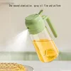 2in1 500ml Glass Oil Sprayer Oil Spray Bottle Oil Tank BBQ Kitchen Baking BBQ Picnic Kitchen Tools for Businesses 2