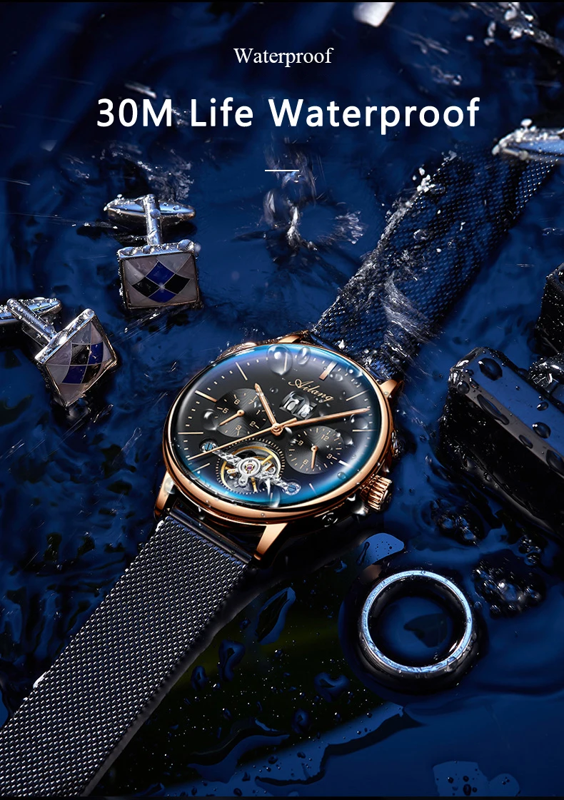 AILANG Orologio meccanico automatico scheletrato da uomo con tourbillon nero Orologio da uomo completamente in acciaio Orologio da uomo a carica automatica Relogio Masculino_voghion.com