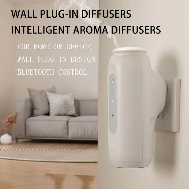 NAMSTE Waterless Essential Oil Diffuser Wall Plug Aroma Oil Diffuser Cool Mist Electric Scent Machine Smart Bluetooth For Home 6