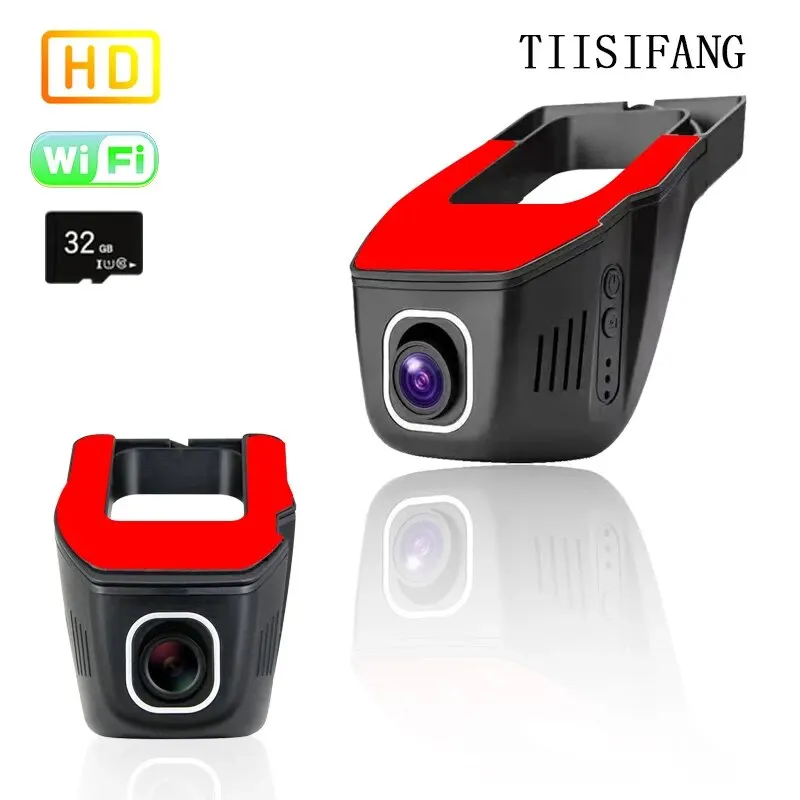 TIISIFANG No Screen Hidden Tachograph WiFi Mobile Internet HD Night Vision Parking Monitoring