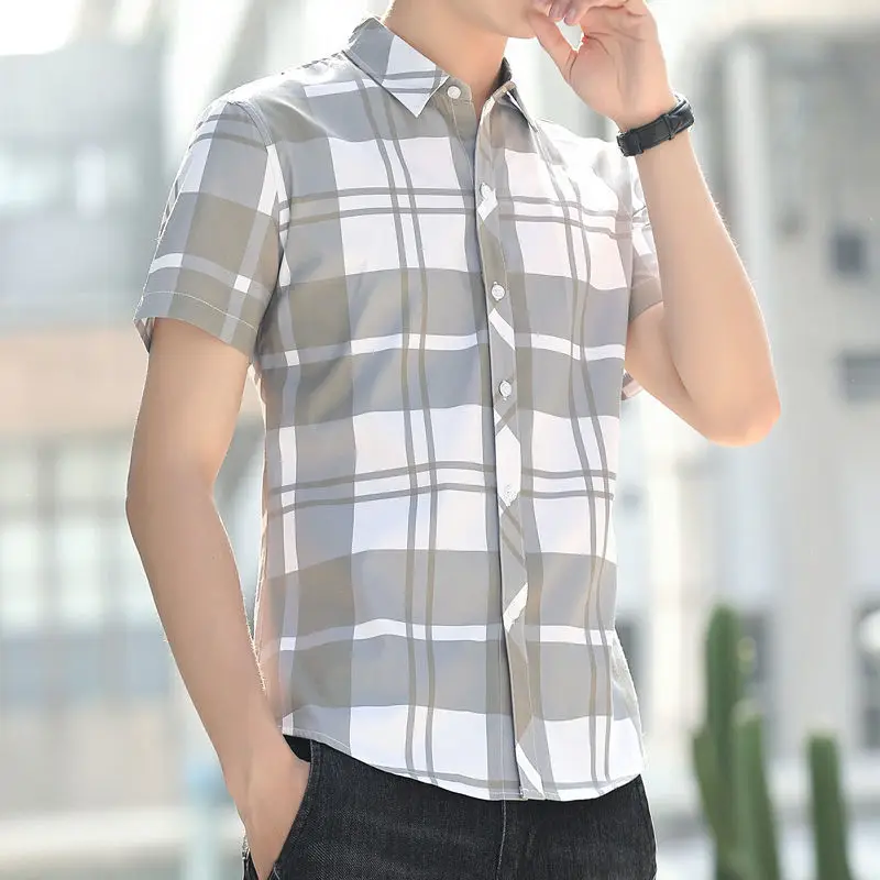 Рисунок 2 - Рубашка E57 мужская с коротким рукавом