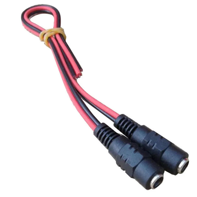 10pcs/Lot 2.1x5.5 Mm Male Female Plug 12V Dc Power Pigtail Cable Jack For Cctv Camera Connector Tail Extension 12V DC Wire