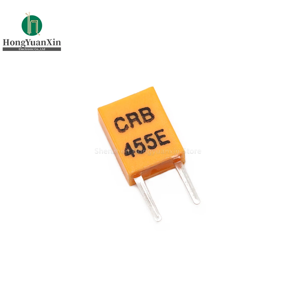 10 개/몫 455KHz 크리스탈 세라믹 수정 발진기 CBR 455E 2 핀