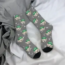 Personalized Pet Photo Socks - Custom Gift for Pet Lovers, Cat & Dog Dads (GRAY)
