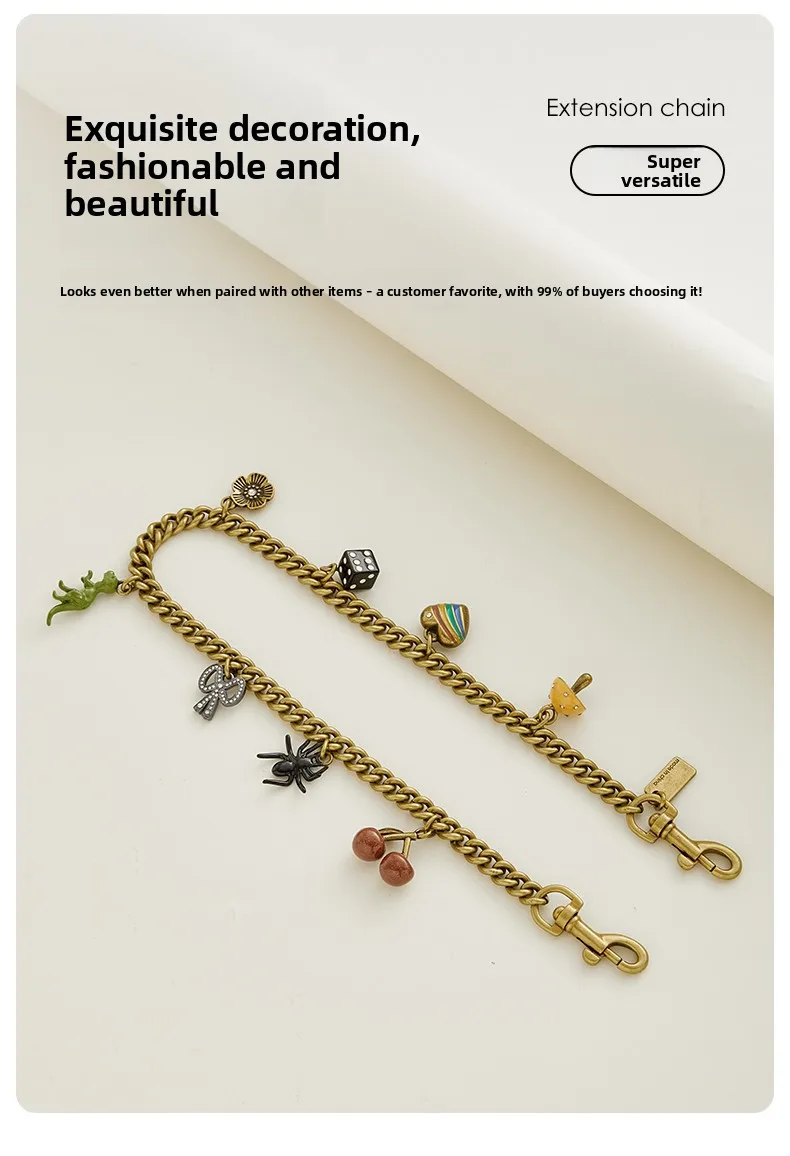 Bag Chain Suitable For Coach Brooklyn 28 Bag Extension Chain Bags Underarm Decorative Diy Chain Bag Accessories
