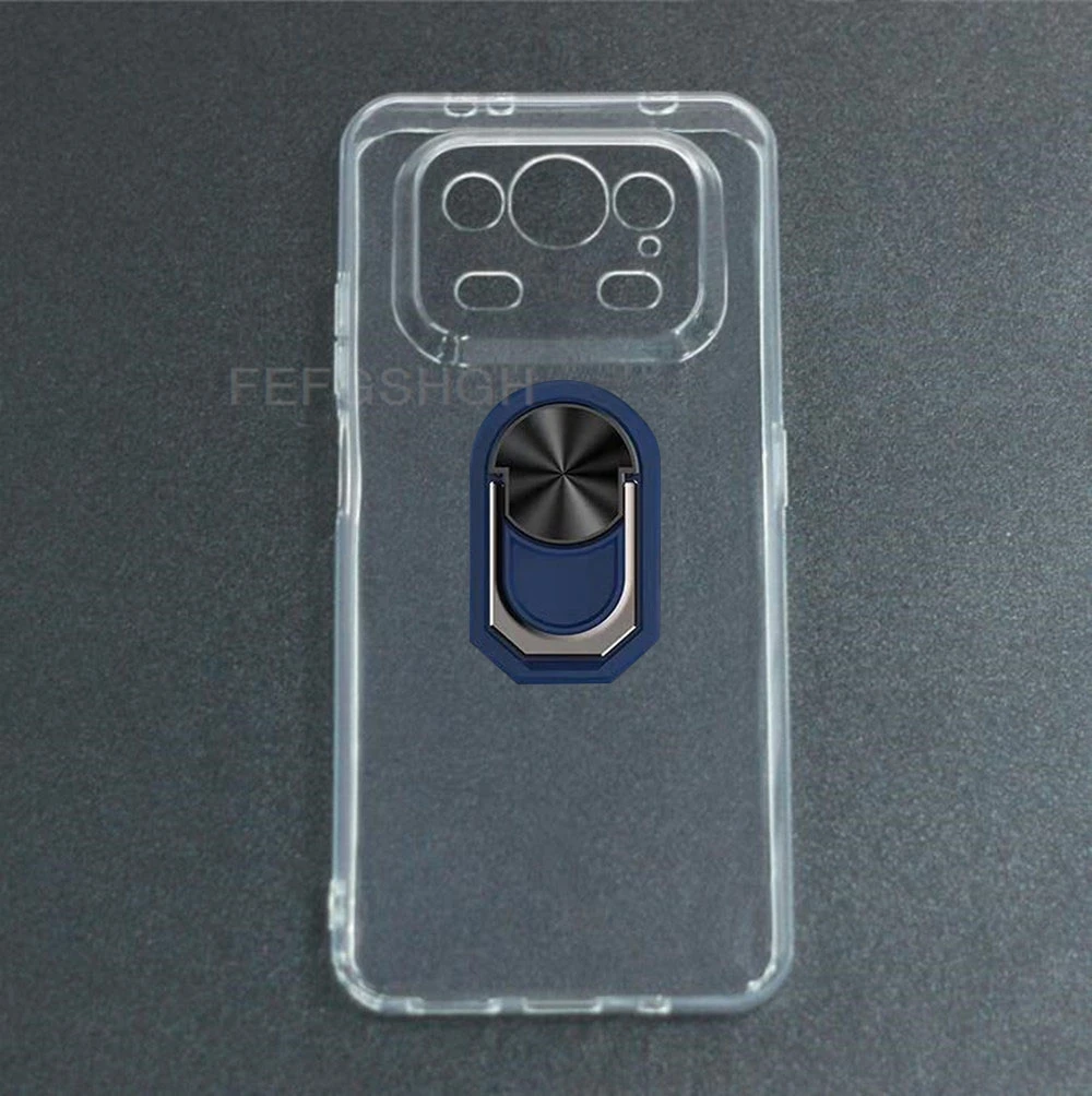 Durable Ring Holder Phone Case with TPU Soft Silicone Protection