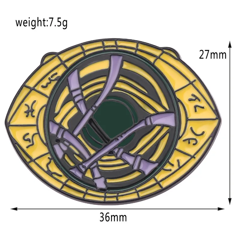 Disney Marvel Avengers Doctor Strange Eye Of Agamotto Spille Per Gioielli Per Vestiti Spilla Vintage Zaino Accessori Moda