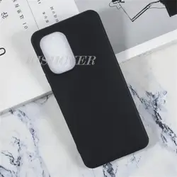 Enhanced Back Ring Holder Bracket Phone Case for 6.43 Smartphone - TPU Soft Silicone Cover (Black TPU Case)