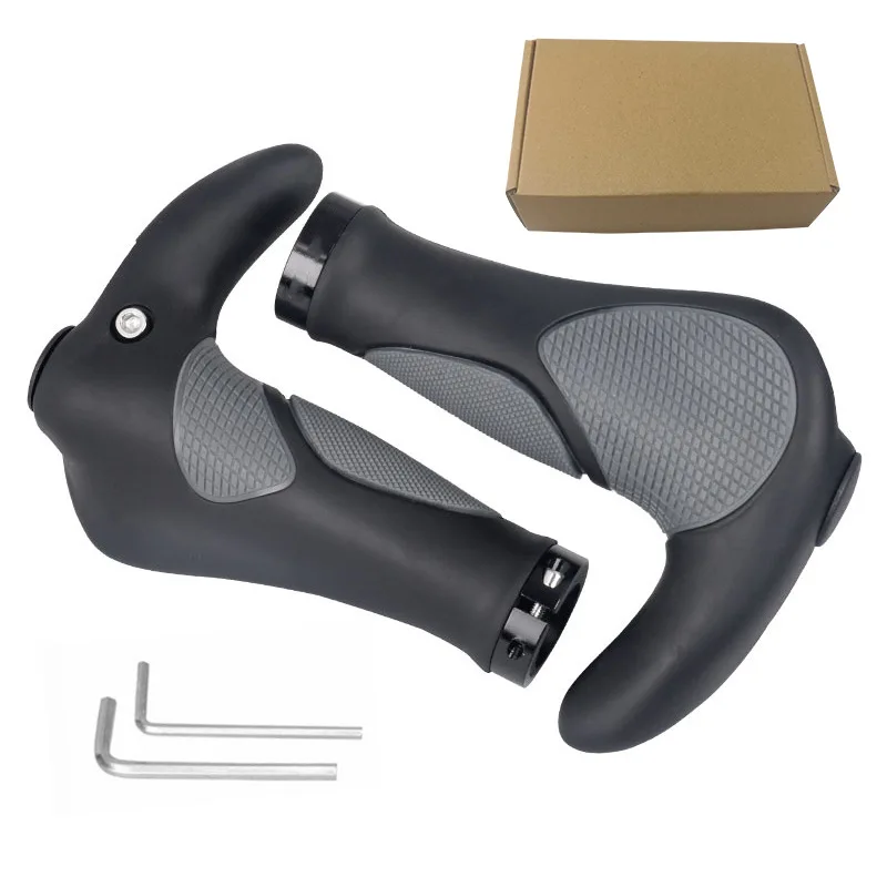 Mountain Bike Meat Ball Rubber Handle Grips Bicycle Grip Grips Riding Accessories Bicycle Handles Non-slip