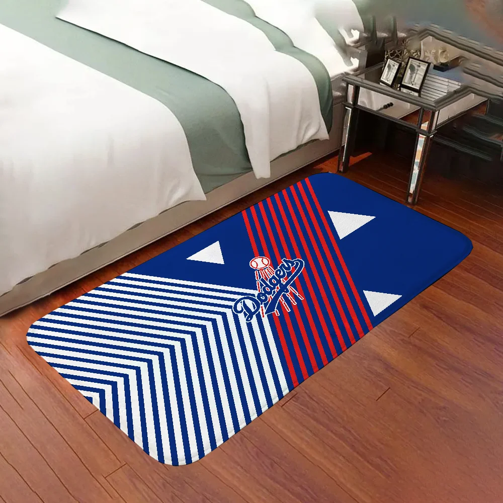 Los Angeles Dodgers Welcome Mat Kitchen Carpet Non-slip and Washable Kitchen Mat Living Room Rugs Doormats Entrance Doormat Bath 2