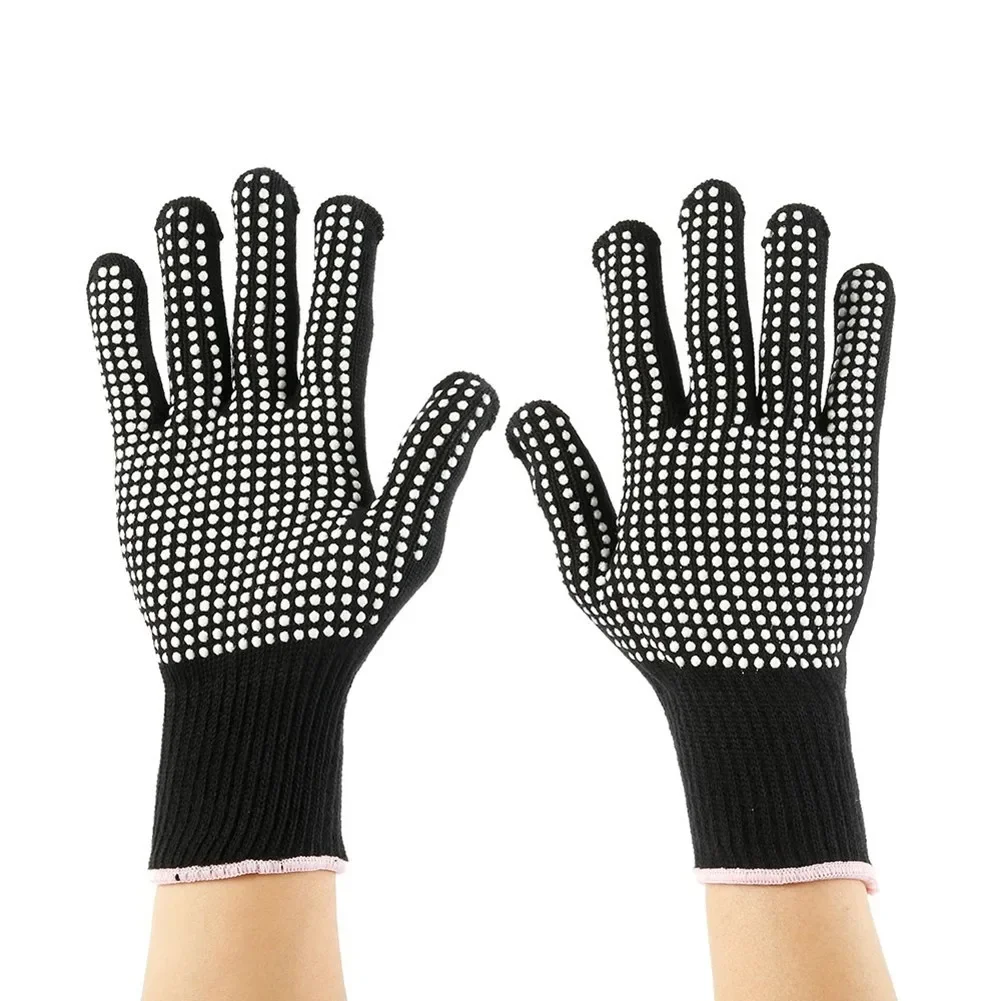 1 Pair Barbecue Anti-scald Gloves silicone oven mitts kitchen gloves silicone oven gloves Heat Glove Resistant BBQ Oven Gloves Kitchen Fireproof Anti-slip For Cooking