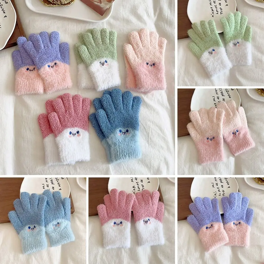 Warm Nylon Kids Winter Gloves for Outdoor