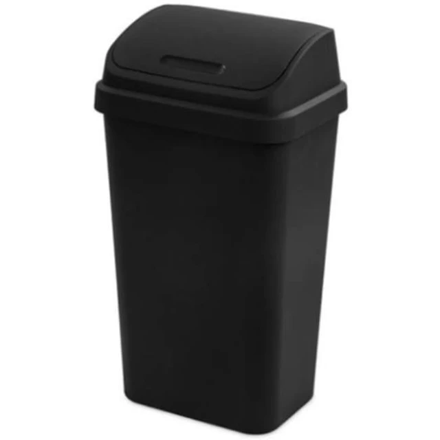 Kitchen Trash Can 13 Gallon Plastic Swing With Lid Garbage NEW