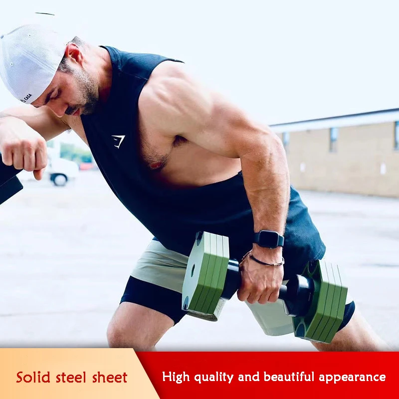 Quick Adjustable Dumbbell for Men and Women, Increased Fitness Dumbbells, Decagonal Adjustable Dumbbells