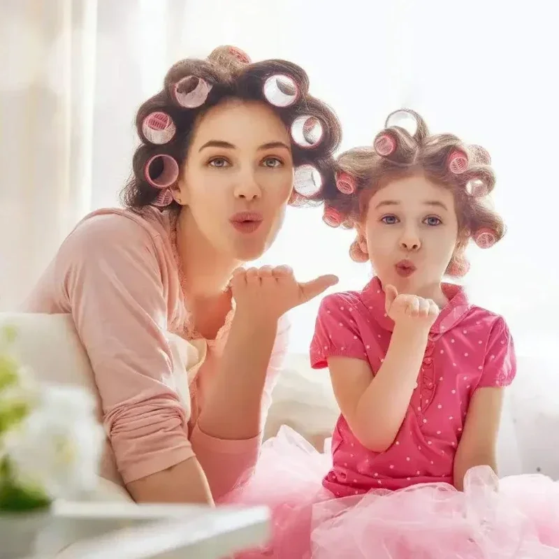 Self Grip Hair Rollers hair styling tool hair curling tools 6pcs for No Heat Hair Curls