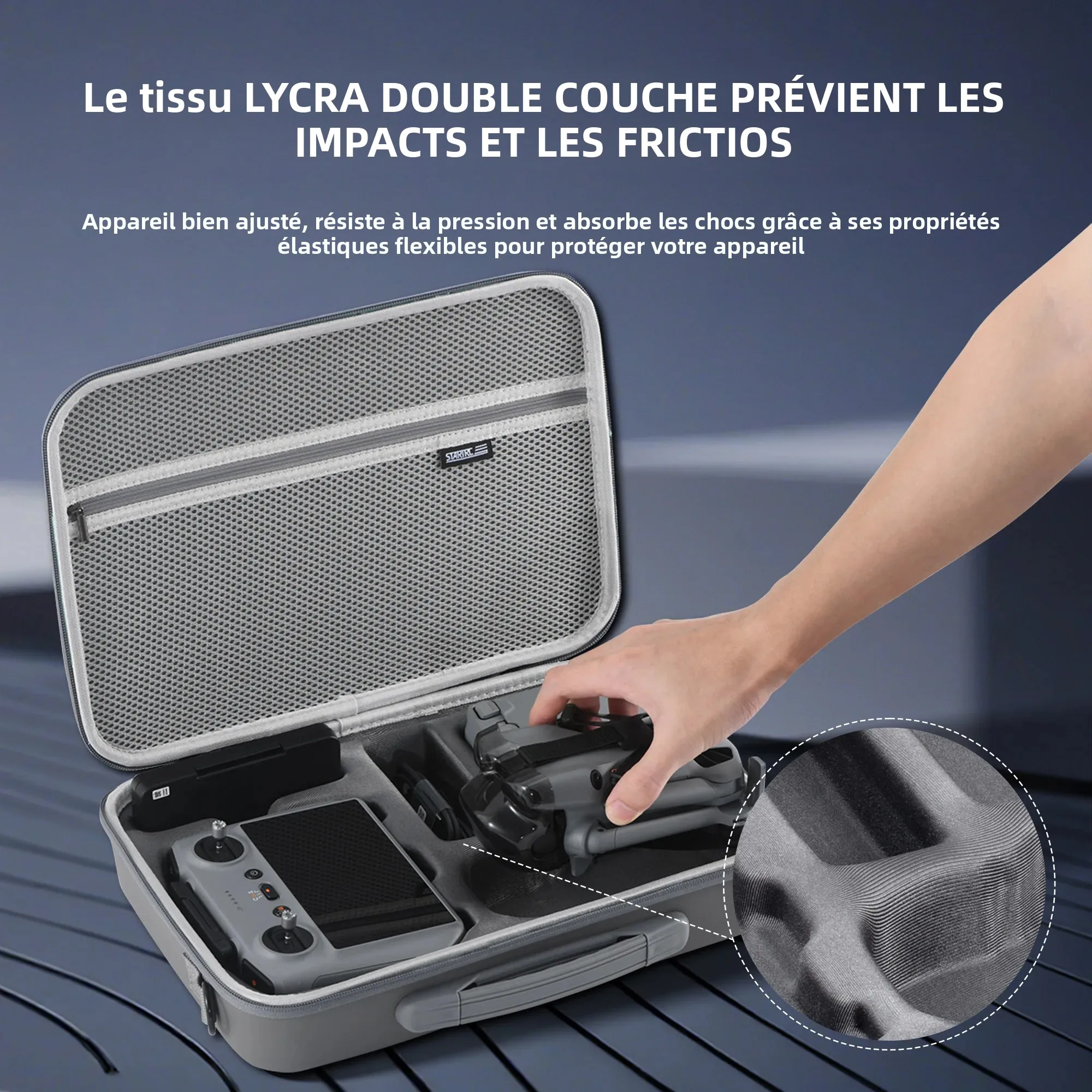 Mallette de transport DJI Mini 5 Pro Fly More Combo - Nylon/PU
