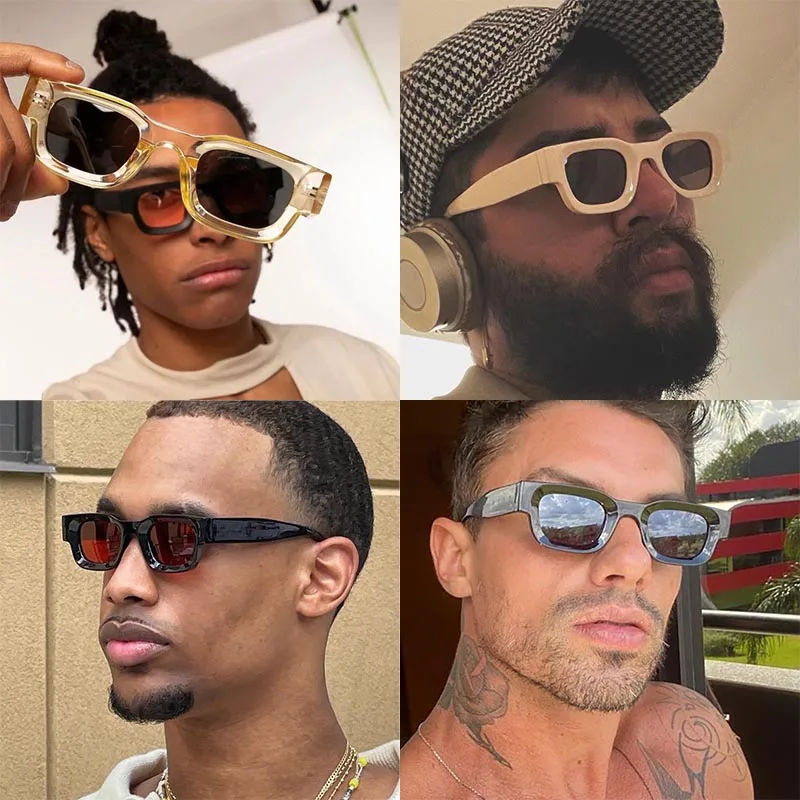 Nuovi occhiali da sole rotondi polarizzati uomo donna 2022 Punk