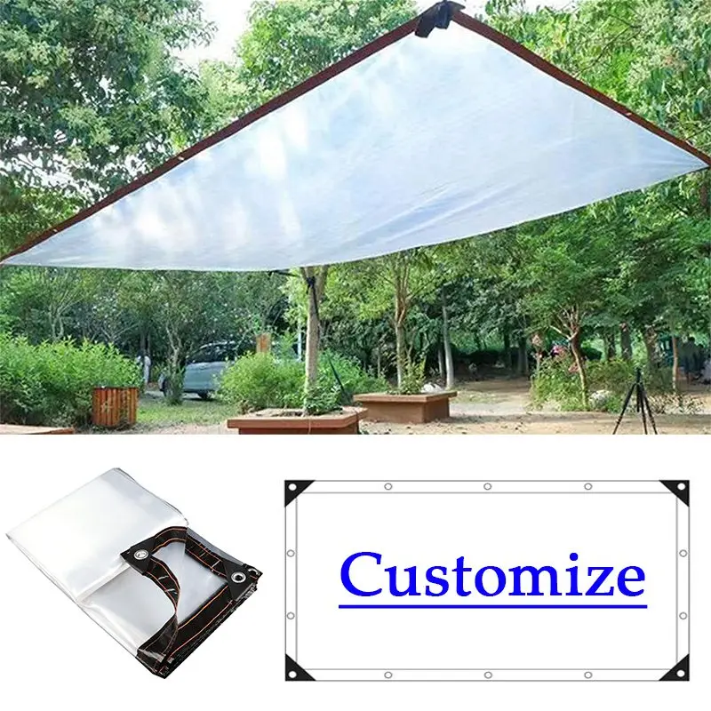 Telone trasparente antipioggia panno materiale baldacchino tenda  impermeabile per mobili da giardino Pe copertura riparo pesante