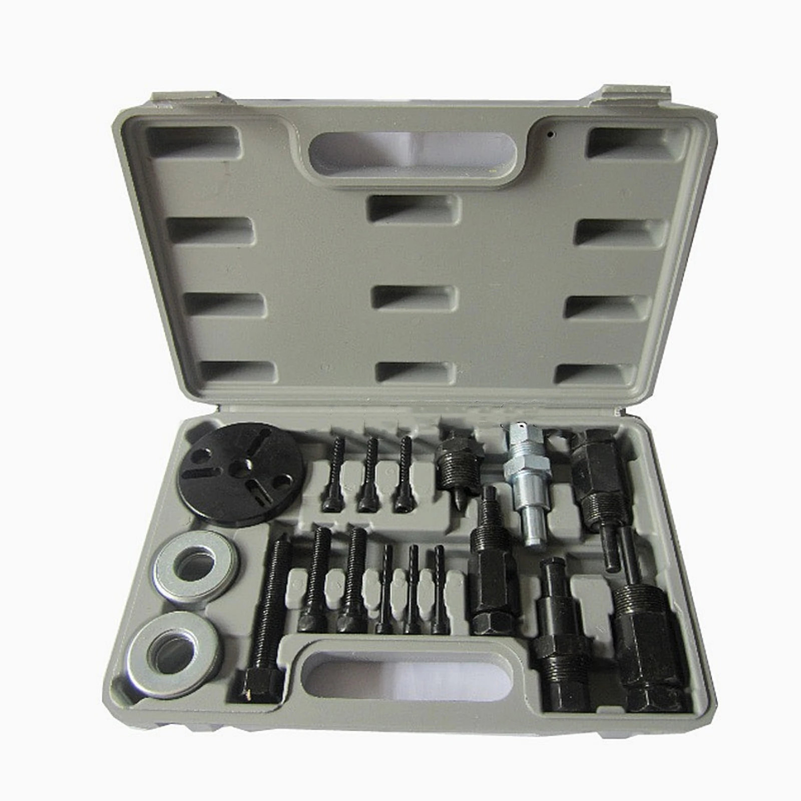 

RV65F car air conditioning compressor clutch disassembly tool, medium suction cup Rama pump head remover tool 18pcs kit