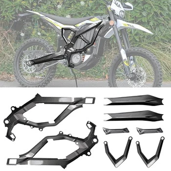 Frame Guards Injection Body Fairing Body Kit Carbon Fibre For SUR-RON ULTRA BEE 2023 2024 Body Frame Protective Cover