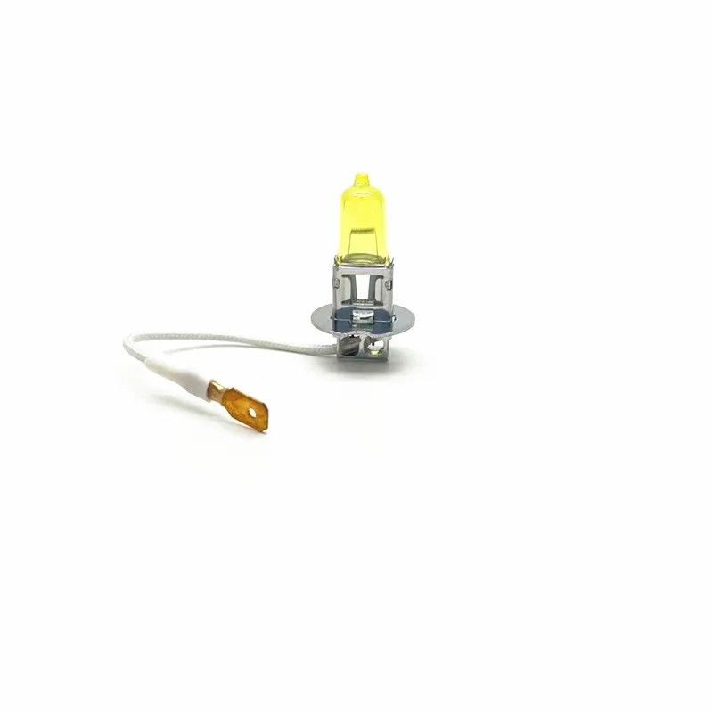H3 12V 55W Yellow Lights 3000k Car Headlight Auto Fog Lamps Halogen Bulbs 2 Pcs