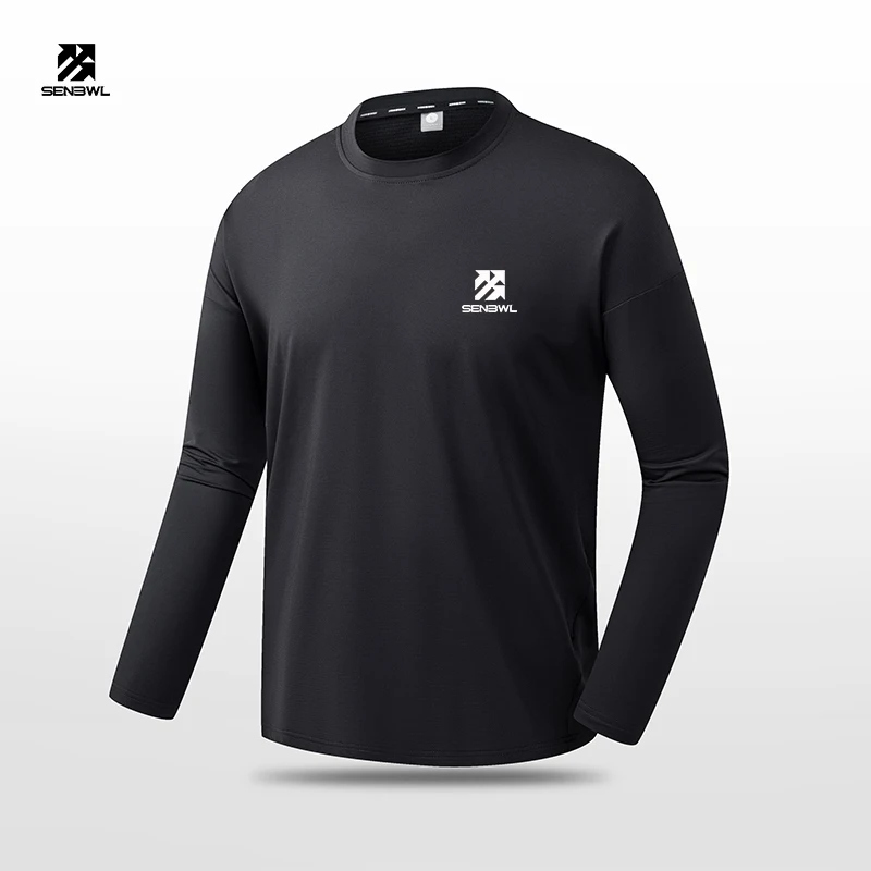 

SENBWL High quality 2024 Men's/Women's Outdoor running mountaineering hiking sports leisure breathable loose Long sleeve T-shirt