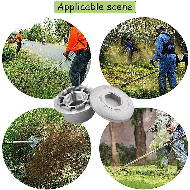 Lawn Mower Replacement Blade Carburettor Brush Cutter Parts 1pcs Garden universal lawn mower aluminum grass head trimming accessories grass head brush cutter