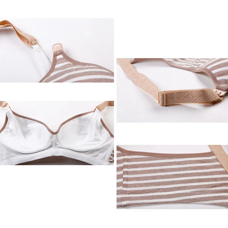 Maternity Bras Wirefree Nursing Bra Panties Set Pregnancy Clothes Prevent Sagging Breastfeeding Women's Breathable Lactancia Bra 5