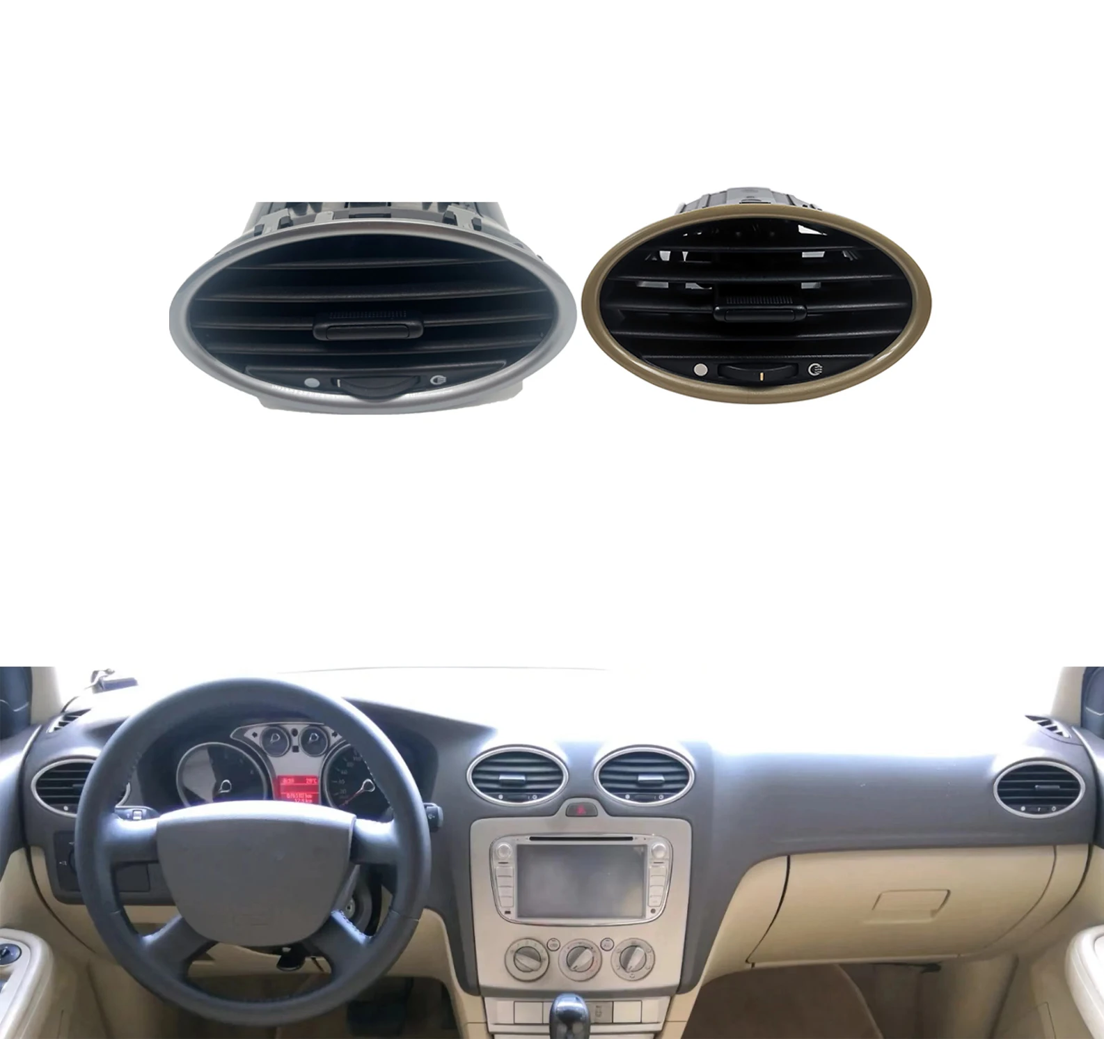 

AH105 Car Air Conditioning Outlet Dashboard Vent Air Nozzle For Ford Focus MK2 2005 2006 2007 2008 2009 2010 2011 2012 2013