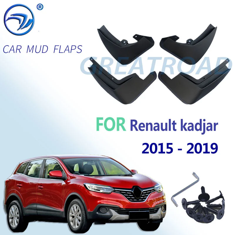 

Брызговики для Renault Kadjar 2015-2019 2016 17 18