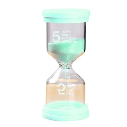 Multifunctional Hourglass Timer for Kids - Ideal for Teeth Brushing, Homework, and Activities (1 - Green)