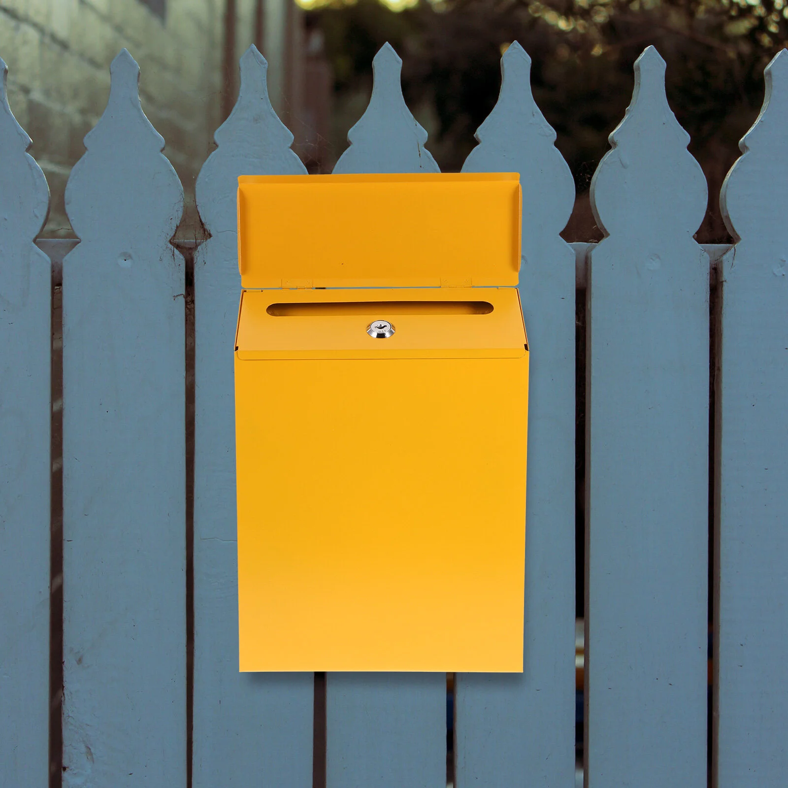 1pc-Exquisite-Exquisite-Letter-Storage-Box-Mail-Box-Suggestion-Case-Yellow.jpg 1Dc -Os, Finom Levéltároló Doboz Postaláda Javaslat Tokja (Sárga) - Image 2
