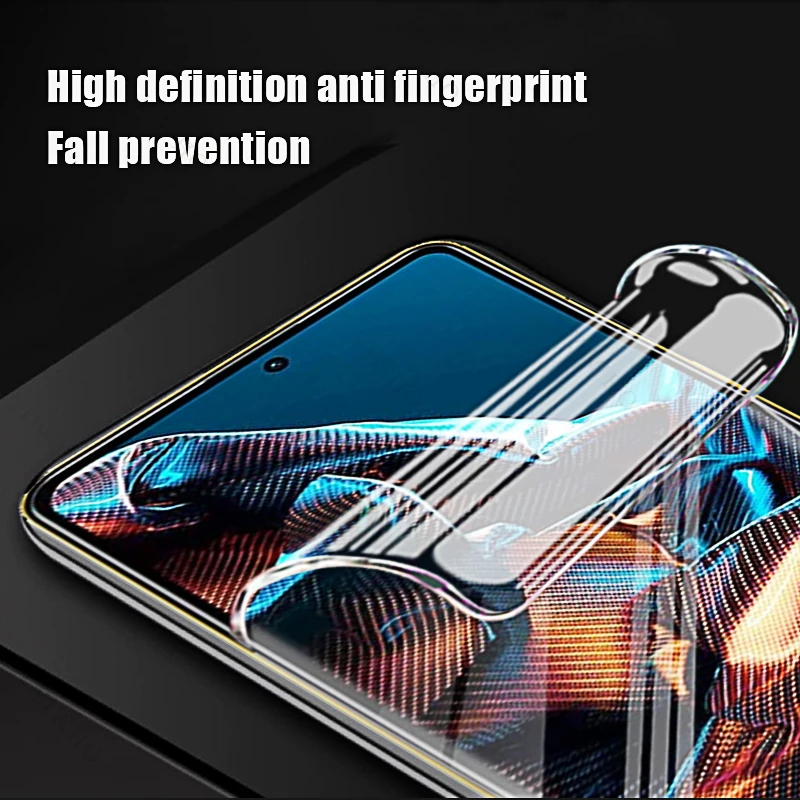 4-1pcs for Xiaomi Poco M5s M5 M4 M3 X5 X4 X3 Pro GT NFC 5G Screen Protector HD Hydrogel Film for Xiaomi Poko X5Pro C 40 50 51 55