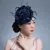 Women Chic Fascinator Hat Cocktail Wedding Party Church Headpiece Kentucky Headwear Feather Hair Accessories Sinamay Fascinators 8