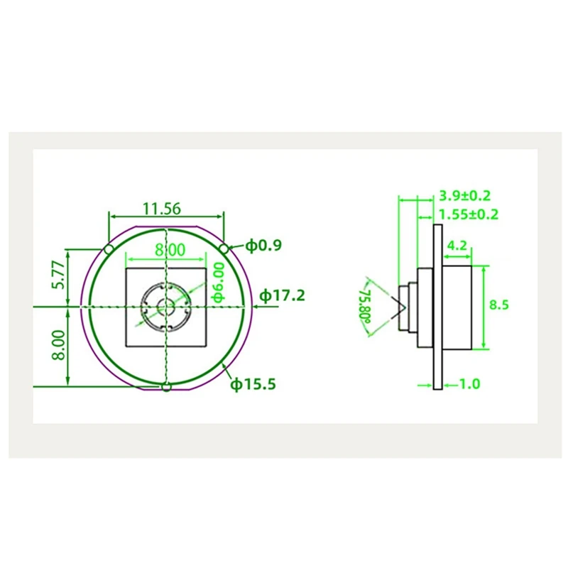 

GM861XS UART/USB Small Scan Engine Embedded Decoder Barcode QR Code Scanning Head Module Accessories Component