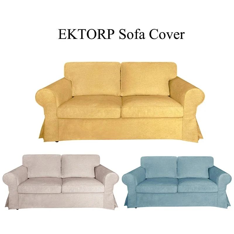 CRIUSJA velvet Couch Covers for Ektorp Loveseat,2 seat  Sofa Covers for 2 Cushion Small Couch, Sofa Slipcovers for Living Room 3