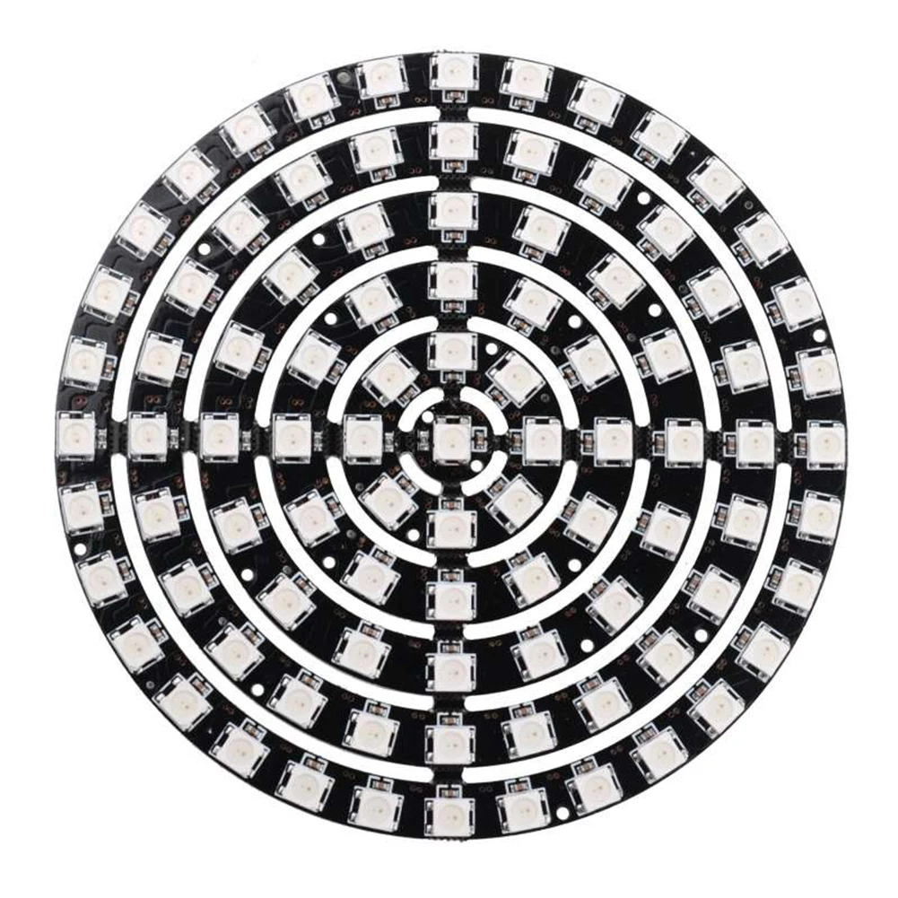 

93 LEDs WS2812B 5050 RGB LED Ring Lamp Light with Integrated Drivers Individually Addressable for Arduino Raspberry Pi