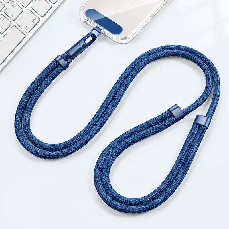 Versatile Crossbody Phone Lanyard with Adjustable Neck Strap and Secure Patch