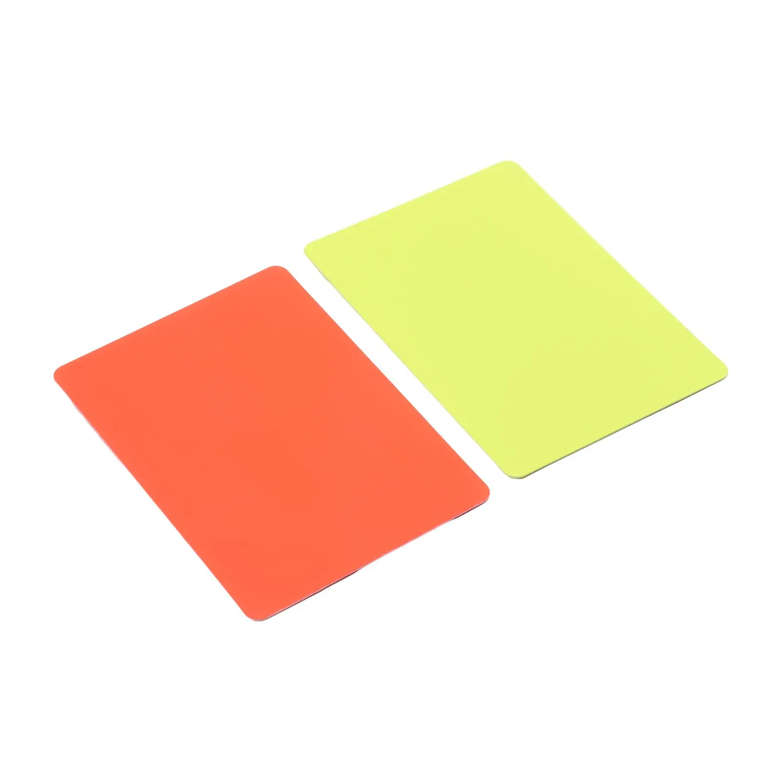 2Pcs Soccer Referee Red Yellow Card Football Referee Red Card And Yellow Card Referee Tool Soccer Game Outdoor Team Sports