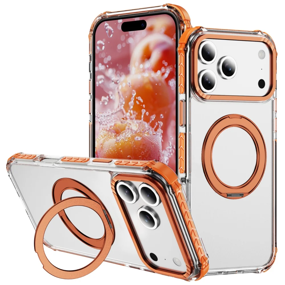 Rotating Magnetic Ring Stand iPhone Case 1