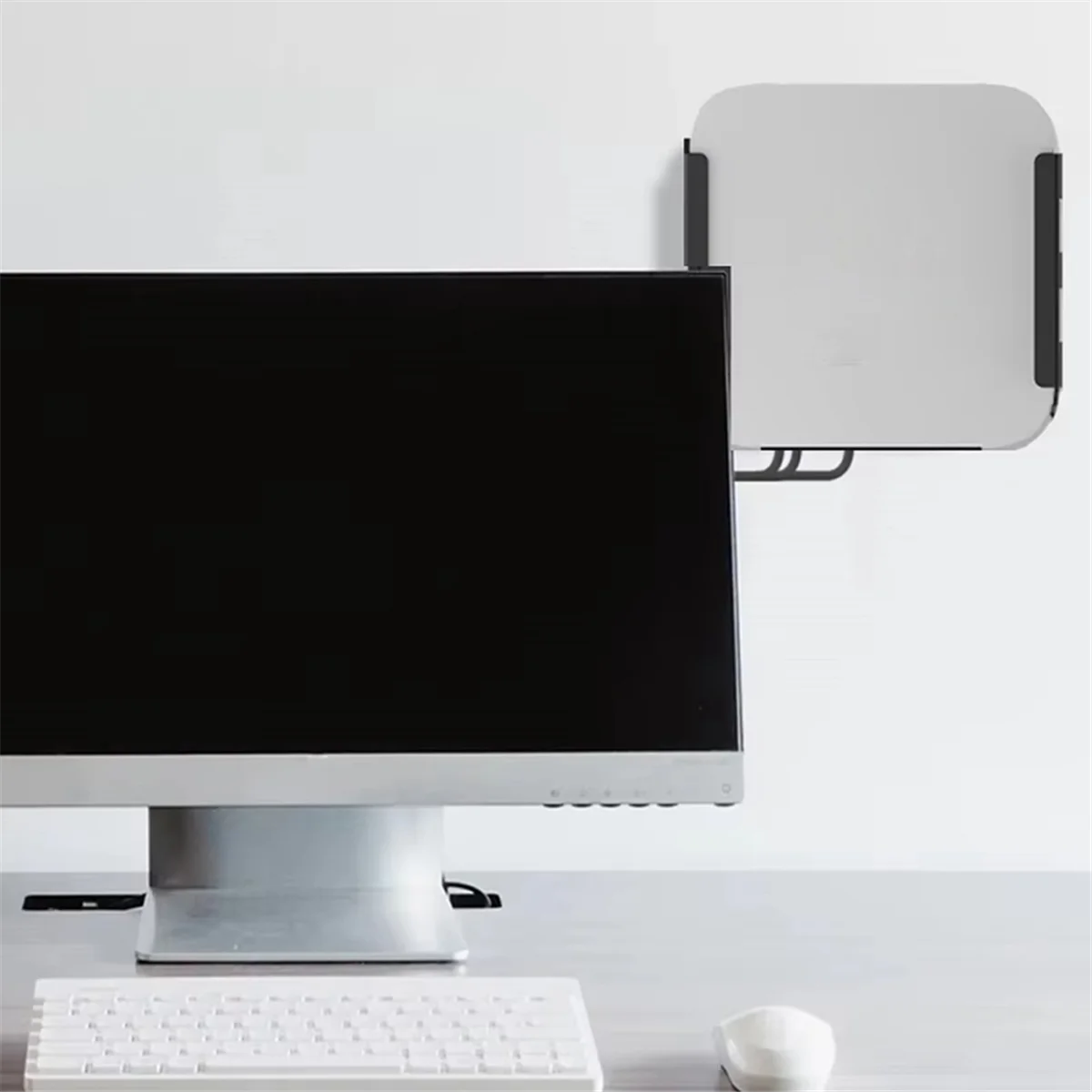 A04R-New Desktop Bottom Wall Bracket Stand for Apple Mac Studio Host Accessories Hanging Cooling Holder Rack Under Desk Mount