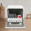 4.8L Portable Mini Dishwasher 110V Compact Countertop Dishwasher Deep Clean Efficient Operation Eco-friendly White 1