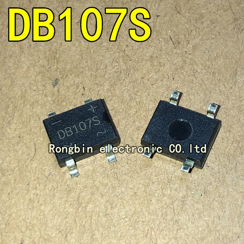 

50PCS DB107 DB107S Patch Bridge/bridge stack 1A/1000V SOP4