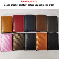 Anti Thief Rfid Credit Card Holder Smart Minimalist Wallet Men Women Slim Bank Cardholder Case Money Bag Cash Creditcard Purse 4