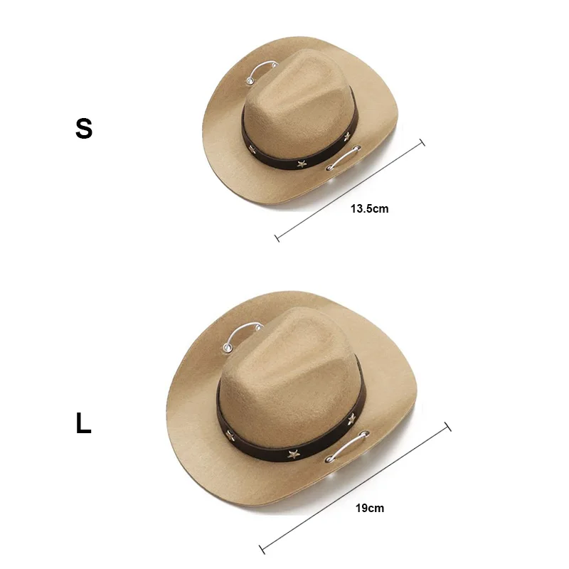 Chapeau de Cowboy Chic pour Petit Chien | Bouledogue Français & Plus - 2025 - Vêtement et accessoires pour chiens - Doglovedesign