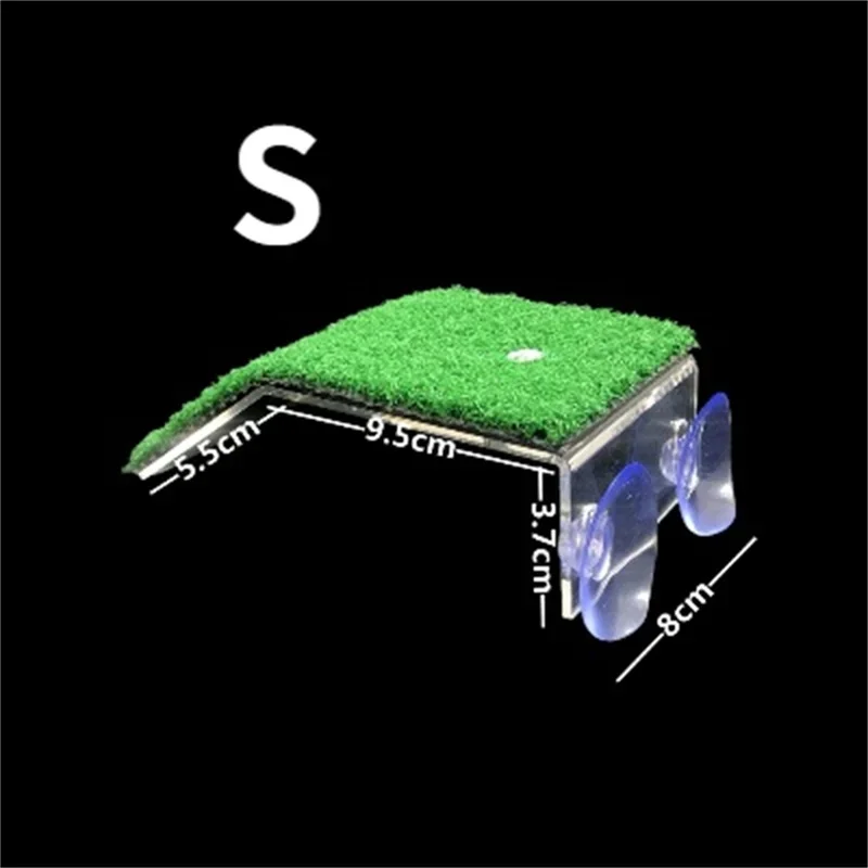 Turtle Basking Platform Floating Island Aquarium Ornaments Moss Climbing Ladder Lawn Home Accessories Pet Products