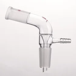 SYNTHWARE 105 degree Vacuum receiver tube, Joint 14/20 19/22 24/40 29/42, Borosilicate glass, A62