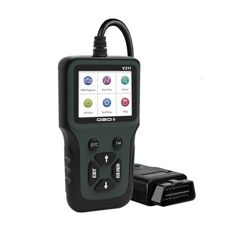 Новый автомобильный считыватель кодов V311 EOBD OBD2 CAN, универсальный диагностический сканер двигателя
