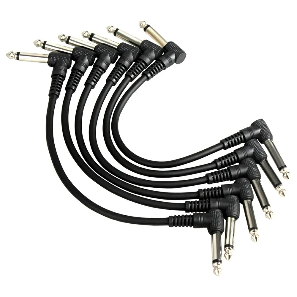 Guitar/Bass Effect Pedal Patch Cable 1/6pcs-TS 1/4