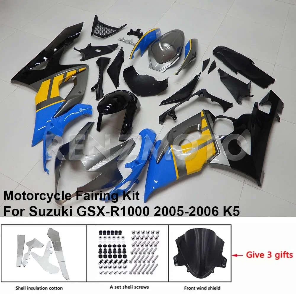 

For SUZUKI GSXR 1000 K5 K6 2005-2006 Fairing R/Z S5A14 Motorcycle Set Body Kit Decoration Plastic Guard Plate Accessories Shell
